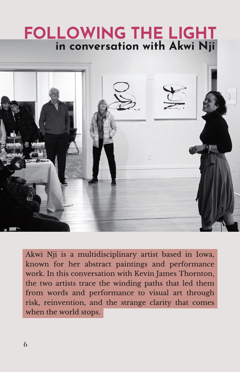 Following the Light, sample page from a past issue